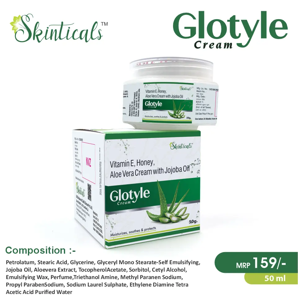 Jojoba Oil + Aloe Vera + Vitamin E Cream | Best price for PCD Pharma Franchise | Skin hydration & glow cream